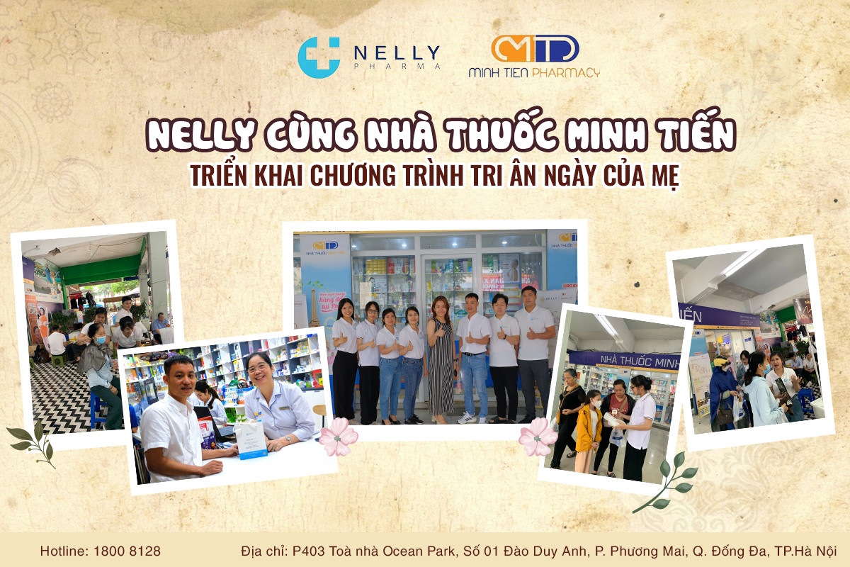 Nelly đồng hành cùng nhà thuốc Minh Tiến